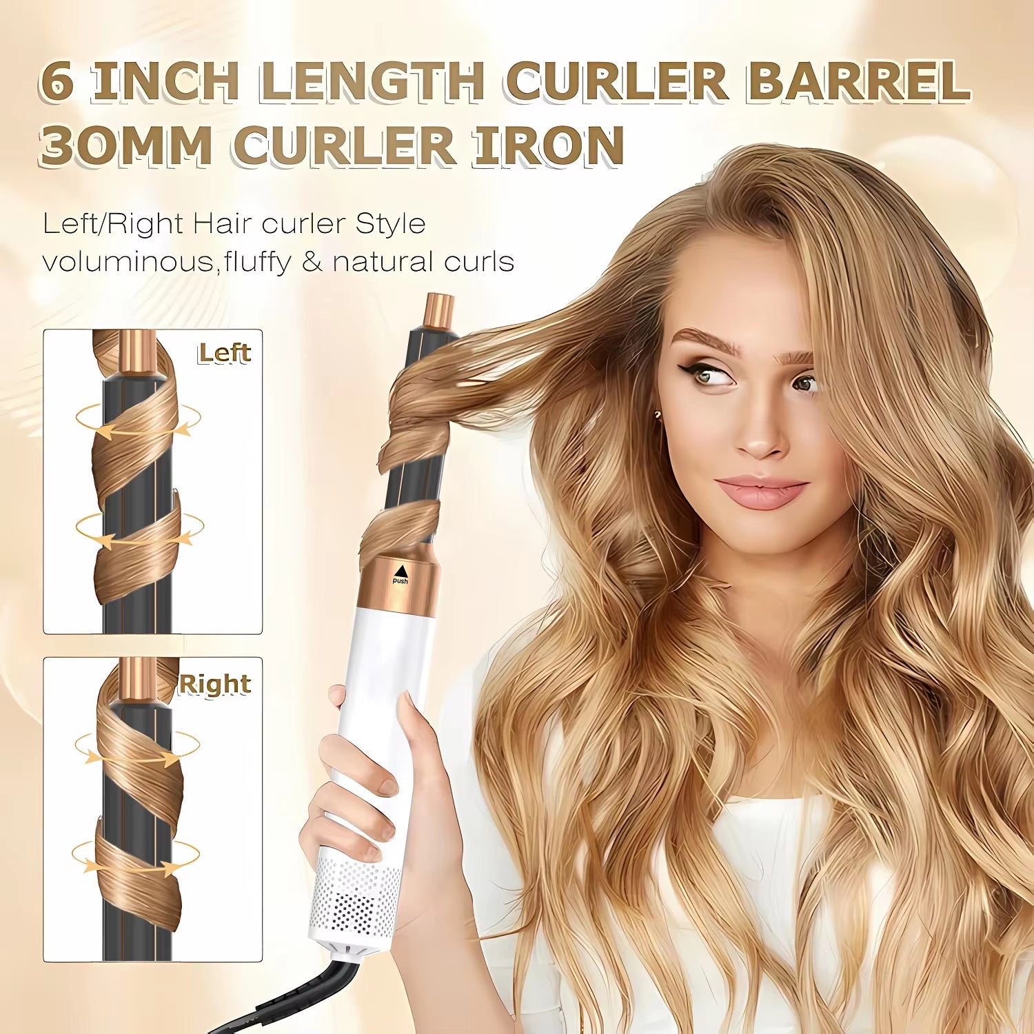 Professional 5-In-1 Hair Dryer Curling Iron Hot Air Comb Dyso Air Bag Hair Dryer Styling Tool Straightener Hairdressing Tool